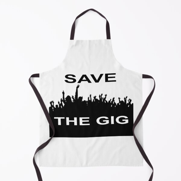 Item preview, Save The Gig - Mosh Pit White Black designed and sold by NoMatterLab.