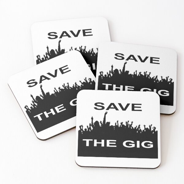 Item preview, Save The Gig - Mosh Pit White Black designed and sold by NoMatterLab.