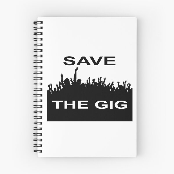 Item preview, Save The Gig - Mosh Pit White Black designed and sold by NoMatterLab.