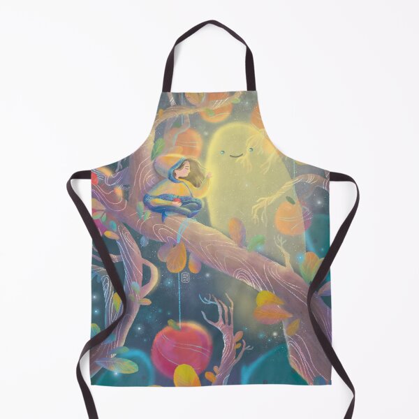 Item preview, Wanderer of Rubicund Apples Autumn Marvelous Ghost dark background designed and sold by morikoMomoko.