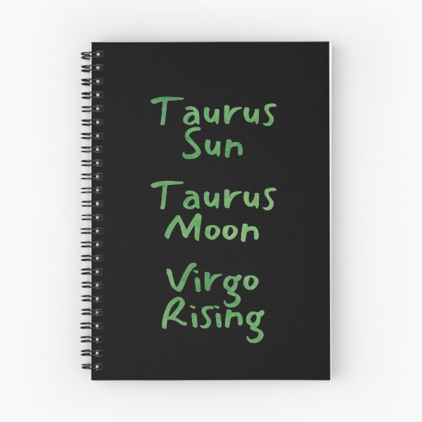 Item preview, Taurus Sun Taurus Moon Virgo Rising Text designed and sold by leomooncreates.