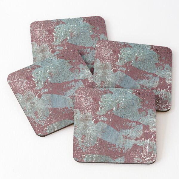 Item preview, Cracked Cyan And Red Earth Surface  designed and sold by Elena Ray.