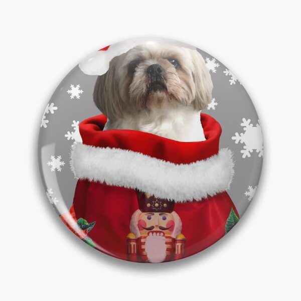 Item preview, shih tzu Dog Santa Claus - Winter Christmas Bag designed and sold by Move-Art.