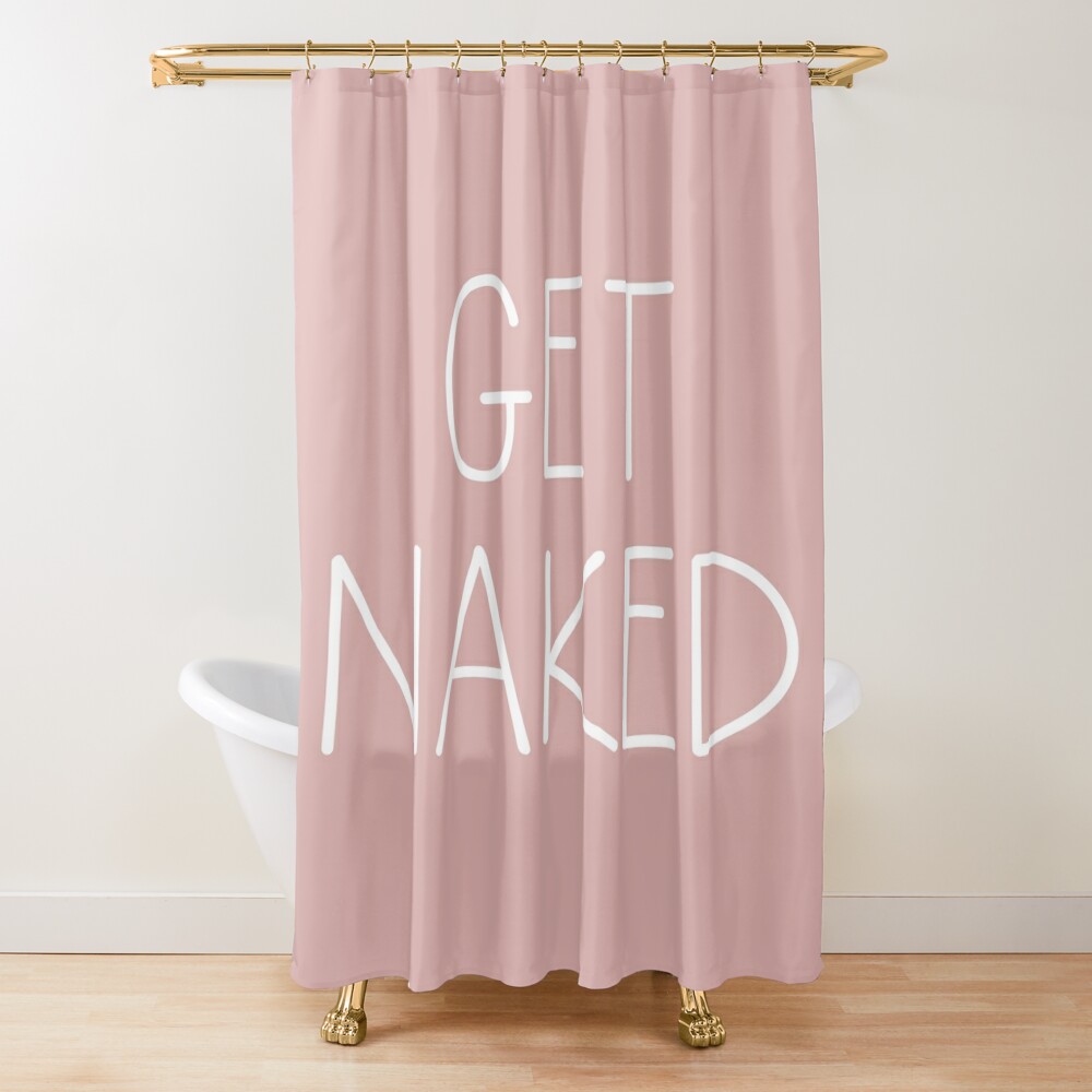 Get Naked Pink | Shower Curtain