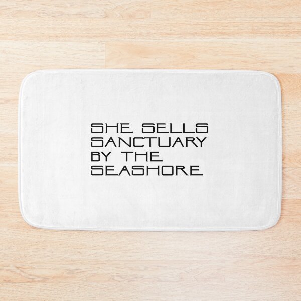 Item preview, she sells sanctuary by the seashore text designed and sold by Dizkorce.