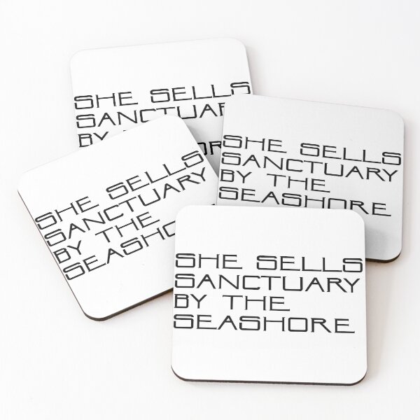 Item preview, she sells sanctuary by the seashore text designed and sold by Dizkorce.