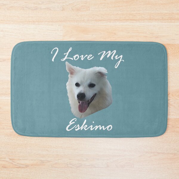Item preview, I love my Eskimo ( American Eskimo Dog Spitz)  designed and sold by Zen  Goat.