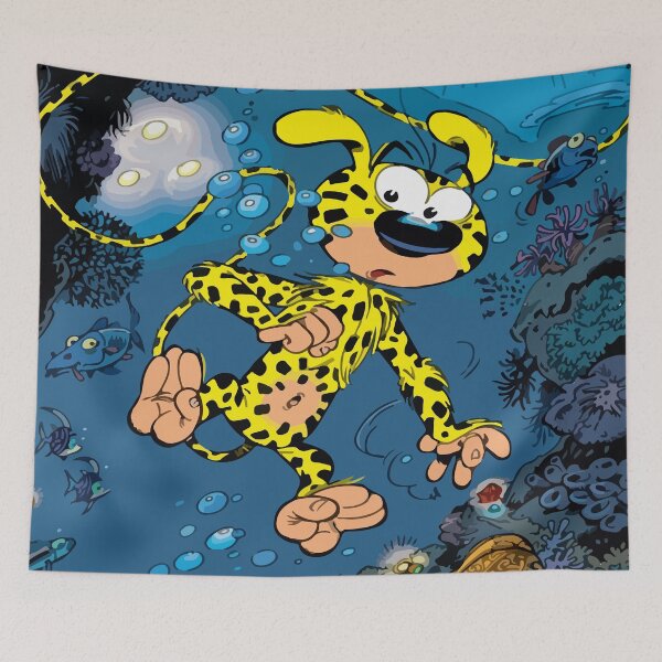Item preview, Marsupilami under water designed and sold by Hubashop.
