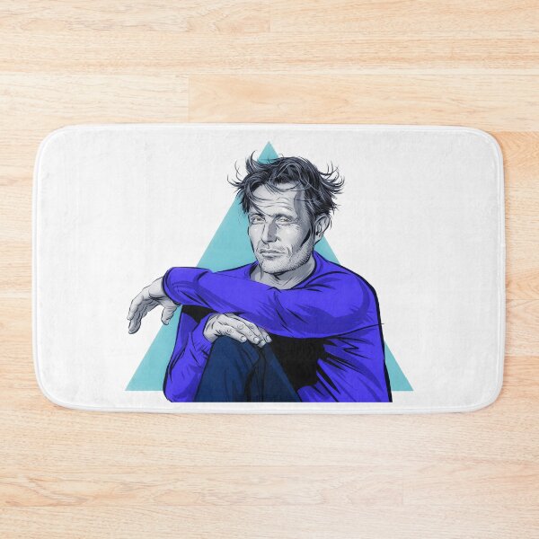 Item preview, Mads Mikkelsen - An illustration by Paul Cemmick designed and sold by TIGERDAVER.