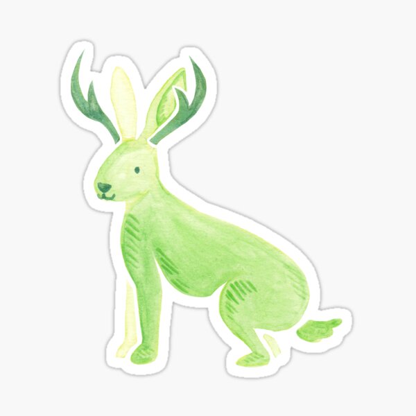 Item preview, Green Jackelope designed and sold by mothmanatee.