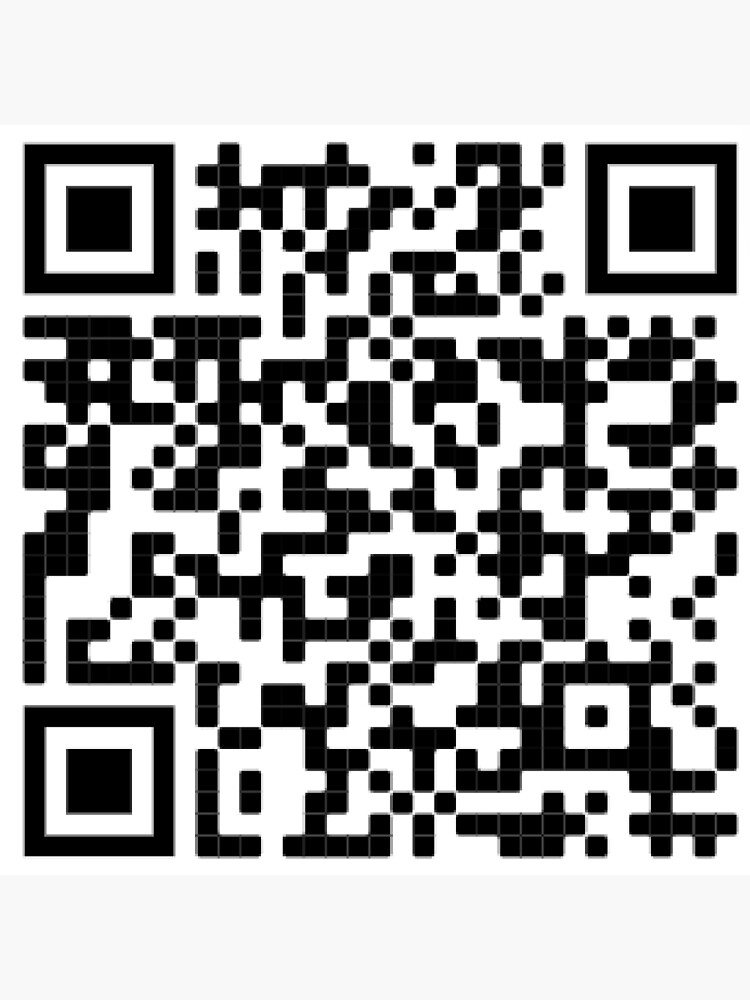 "Deez Nuts QR Code Sticker" Poster for Sale by TotalBubble Redbubble