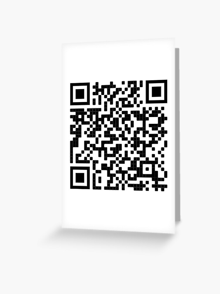 universe QR カード Deez Nuts QR Code Sticker