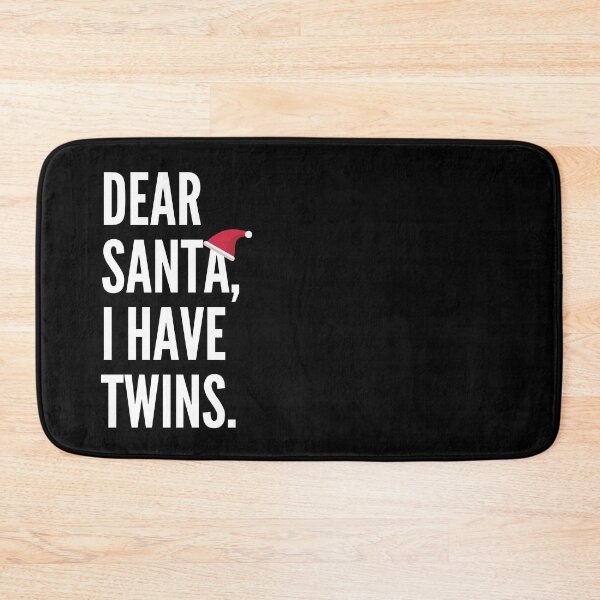 Item preview, Dear Santa, I Have Twins Funny Christmas Gift designed and sold by TheStudioBee.
