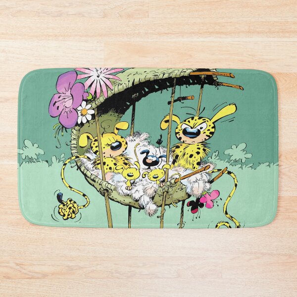 Item preview, Marsupilami with family in nest / Green design designed and sold by Hubashop.