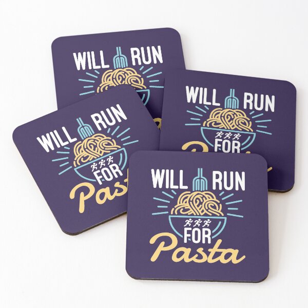 Item preview, Will Run for Pasta Funny Running Runner designed and sold by jaygo.