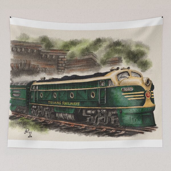 Item preview, Transcontinental Double Ended Diesel in Green designed and sold by Rasendyll.