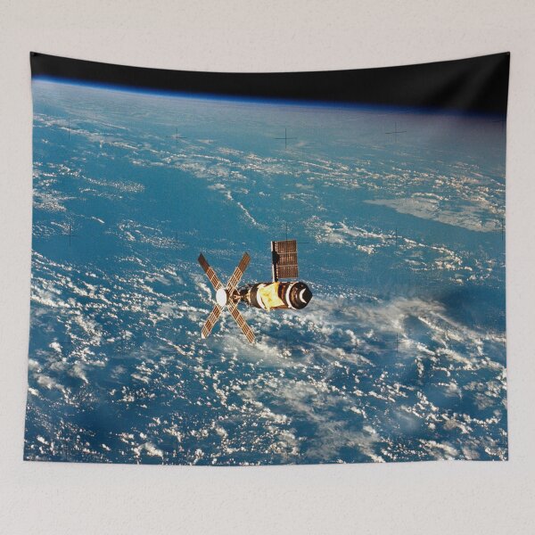 Item preview, SKYLAB VIEW WITH EARTH designed and sold by w1ckerman.