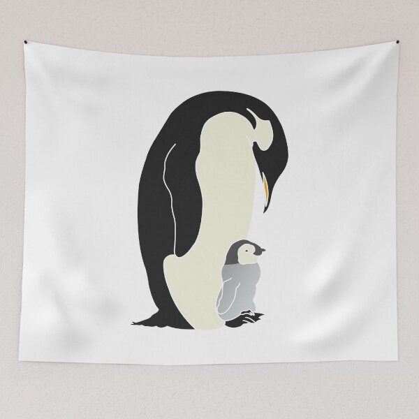 Item preview, Penguin and Baby designed and sold by SpitsPixels.