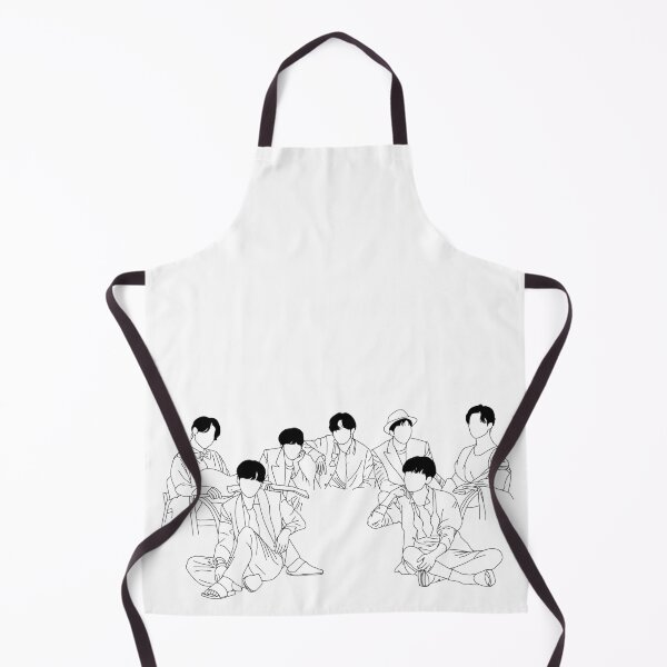 Item preview, Bangtan BE Concept Photo shoot Line art designed and sold by NoonaStudio.