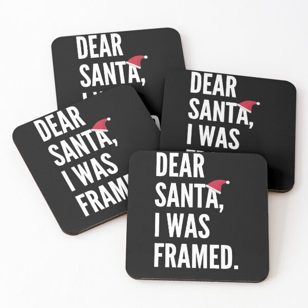 Item preview, Dear Santa, I Was Framed Funny Christmas Gift designed and sold by TheStudioBee.