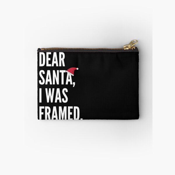 Item preview, Dear Santa, I Was Framed Funny Christmas Gift designed and sold by TheStudioBee.