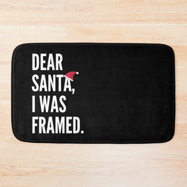 Item preview, Dear Santa, I Was Framed Funny Christmas Gift designed and sold by TheStudioBee.