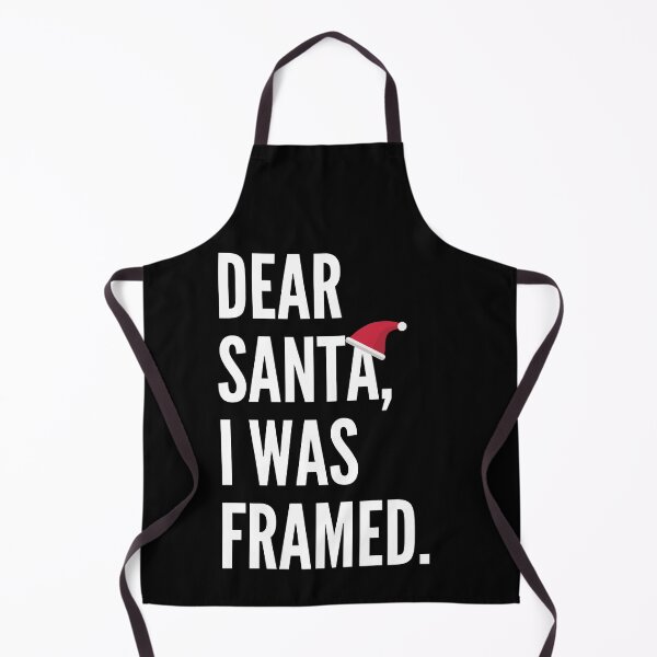 Item preview, Dear Santa, I Was Framed Funny Christmas Gift designed and sold by TheStudioBee.