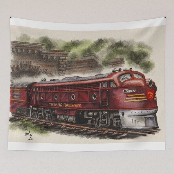 Item preview, Transcontinental Double Ended Diesel in New Zealand Red designed and sold by Rasendyll.