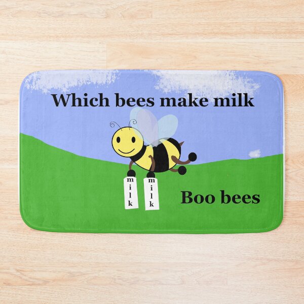 Item preview, which bees make milk joke  designed and sold by 6059.