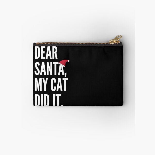 Item preview, Dear Santa, My Cat Did It Funny Christmas Gift designed and sold by TheStudioBee.