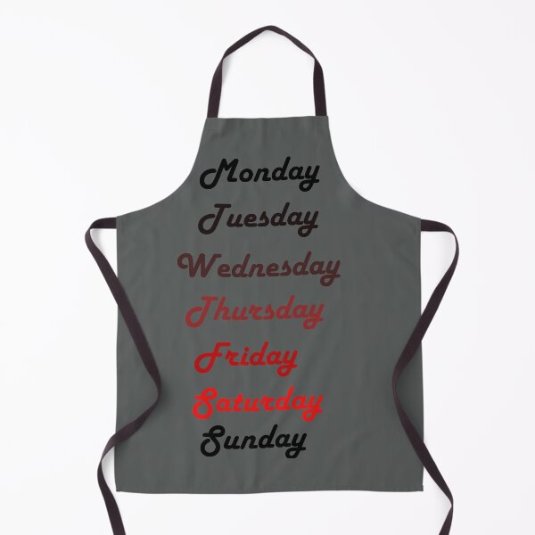 Item preview, Fun Days Of The Week Mood Chart Color Gradient designed and sold by FarzT.
