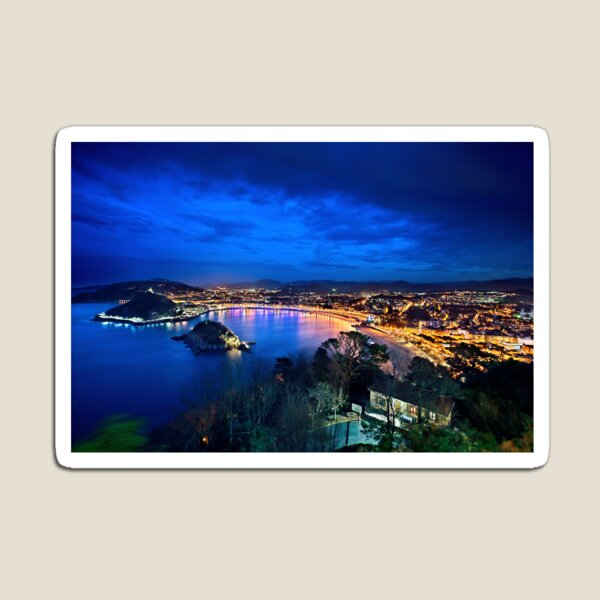 Vista previa del artículo con la obra «Noches en Donostia - San Sebastián», diseñado y vendido por Cretense72.