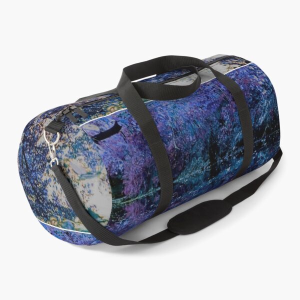 Item preview, Fantasy Nature Scene with Blue and Purple Artistic Foilage Reflecting in the Water designed and sold by Zen Goat.
