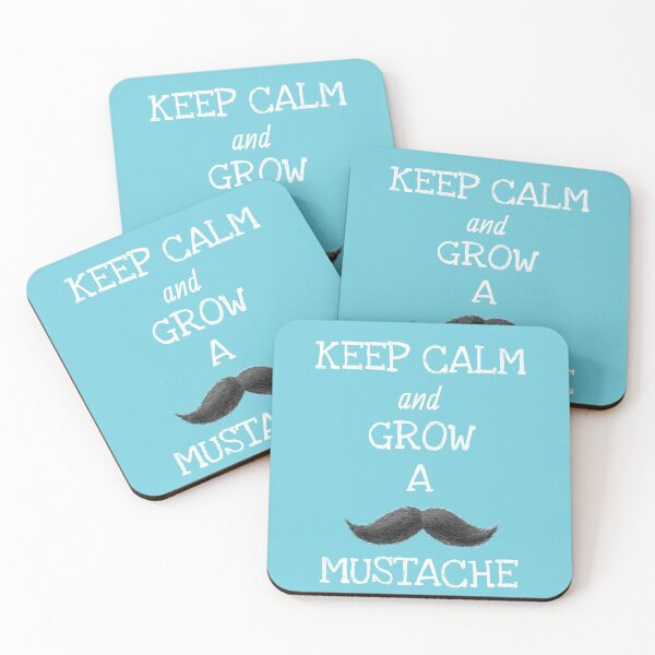 Item preview, Keep calm and grow mustache Movember Awareness designed and sold by ShirtzTonight.