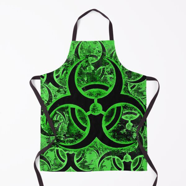 Item preview, Biohazard warning pattern, bio waste sign, symbol designed and sold by cool-shirts.