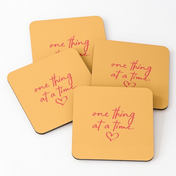Item preview, One Thing At A Time Quote designed and sold by artistkalpesh.