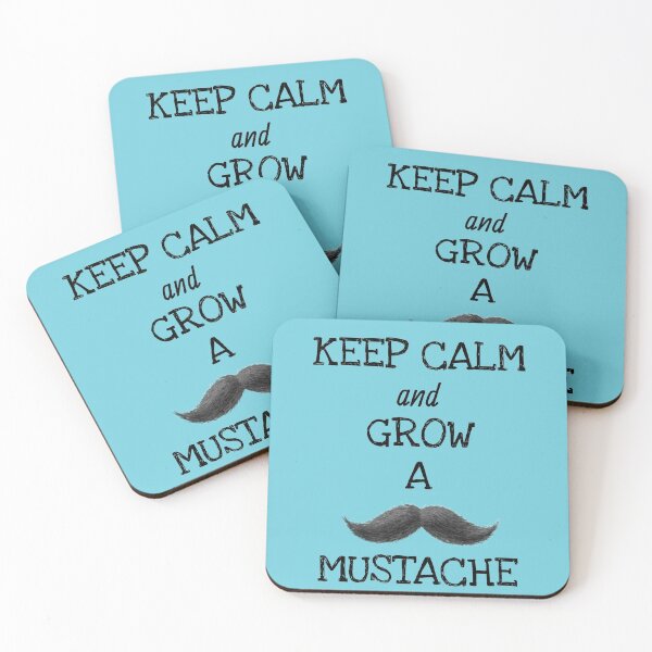 Item preview, Keep calm and grow mustache Movember Awareness 2020 designed and sold by ShirtzTonight.
