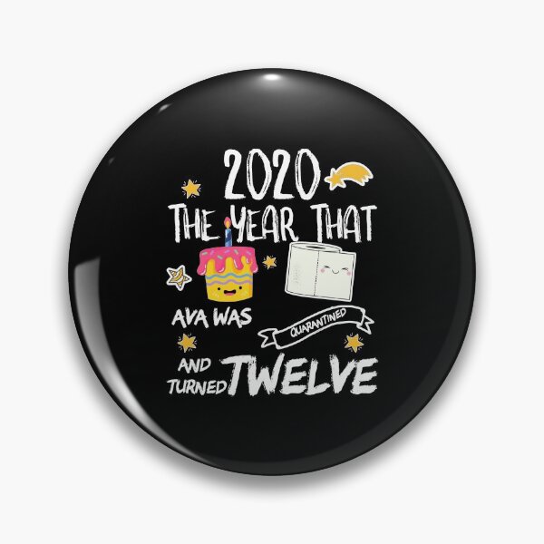 Item preview, 12th Birthday Personalized 12 Years old Gift Ava Quarantine Cake Funny Quote Kawaii  designed and sold by Akmloza.