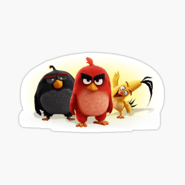 Angry Birds papel de embalaje y etiquetas de regalo 2 hojas y 2 Etiquetas De Regalo