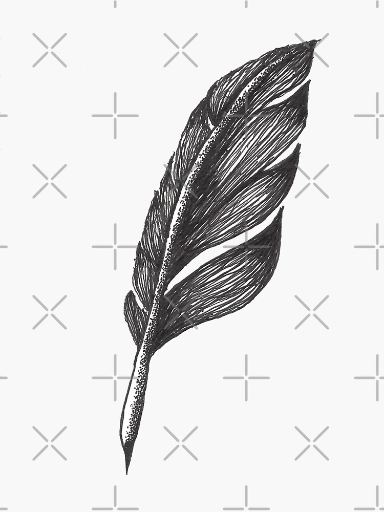 Magical Quill Sticker for Sale by EmilyStreit-Art