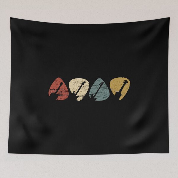 Item preview, Guitar Pick Retro Electric Silhouette designed and sold by designbychow.