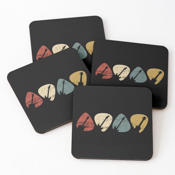 Item preview, Guitar Pick Retro Electric Silhouette designed and sold by designbychow.