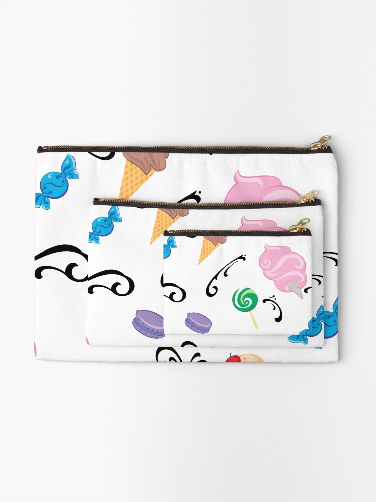 Thumbnail 2 of 4, Zipper Pouch, Sugar Rush designed and sold by RIN07.