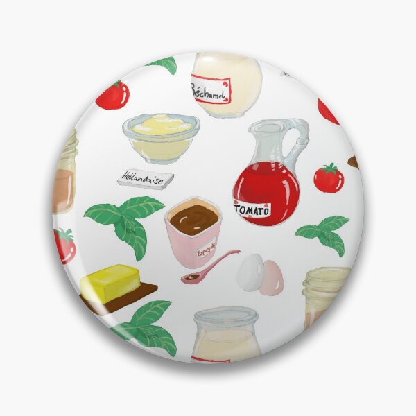 Item preview,  Five French sauces - a heart for cooking designed and sold by LeahHa.