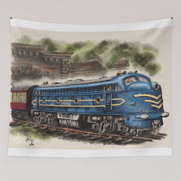 Item preview, Transcontinental Double Ended Diesel in Prototype Powder Blue designed and sold by Rasendyll.