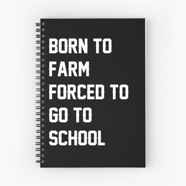 Item preview, Born To Farm Forced To Go To School designed and sold by printrendstore.