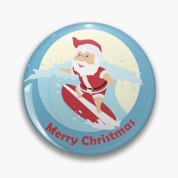 Item preview, Aussie Christmas Surfing Santa designed and sold by Lolas-Creations.
