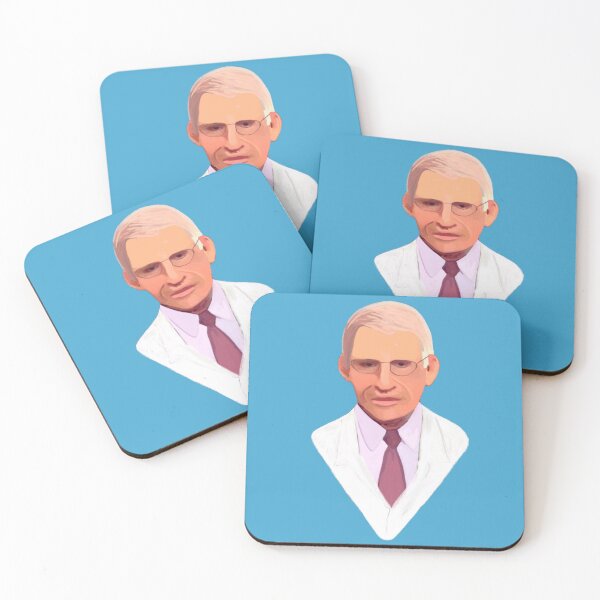 Item preview, In Fauci We Trust - bright blue background  designed and sold by cityette.