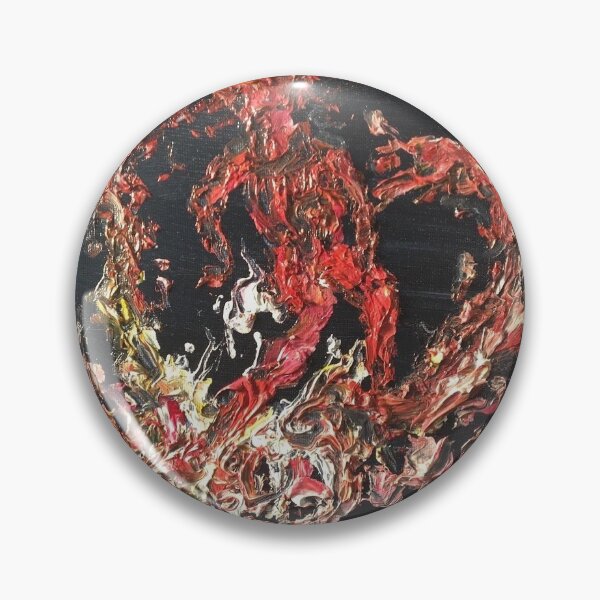 Item preview, Dancing man in flames designed and sold by tylertongenart.