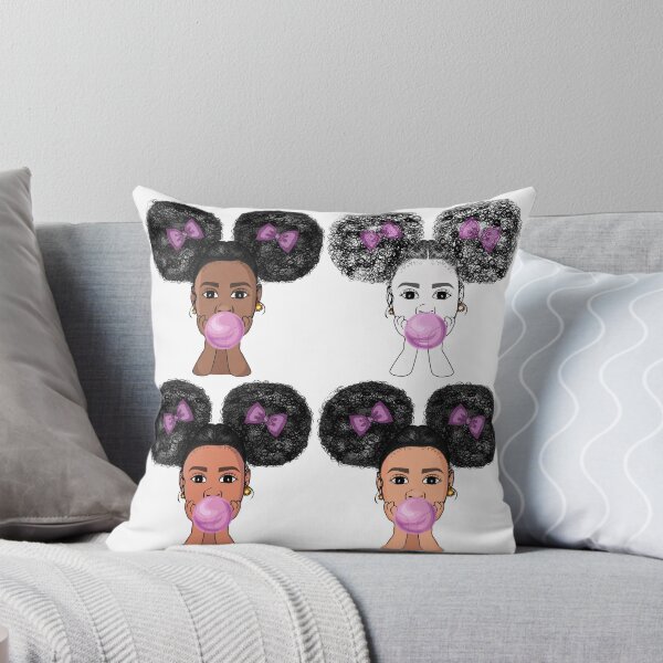 Item preview, African american girl poppin gum designed and sold by NataliaSoltan.